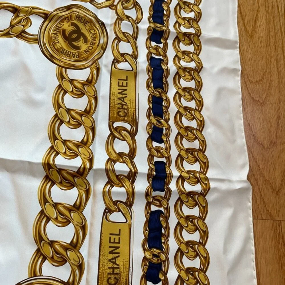 Chanel Silk Scarf (128857) - Picture 3 of 4